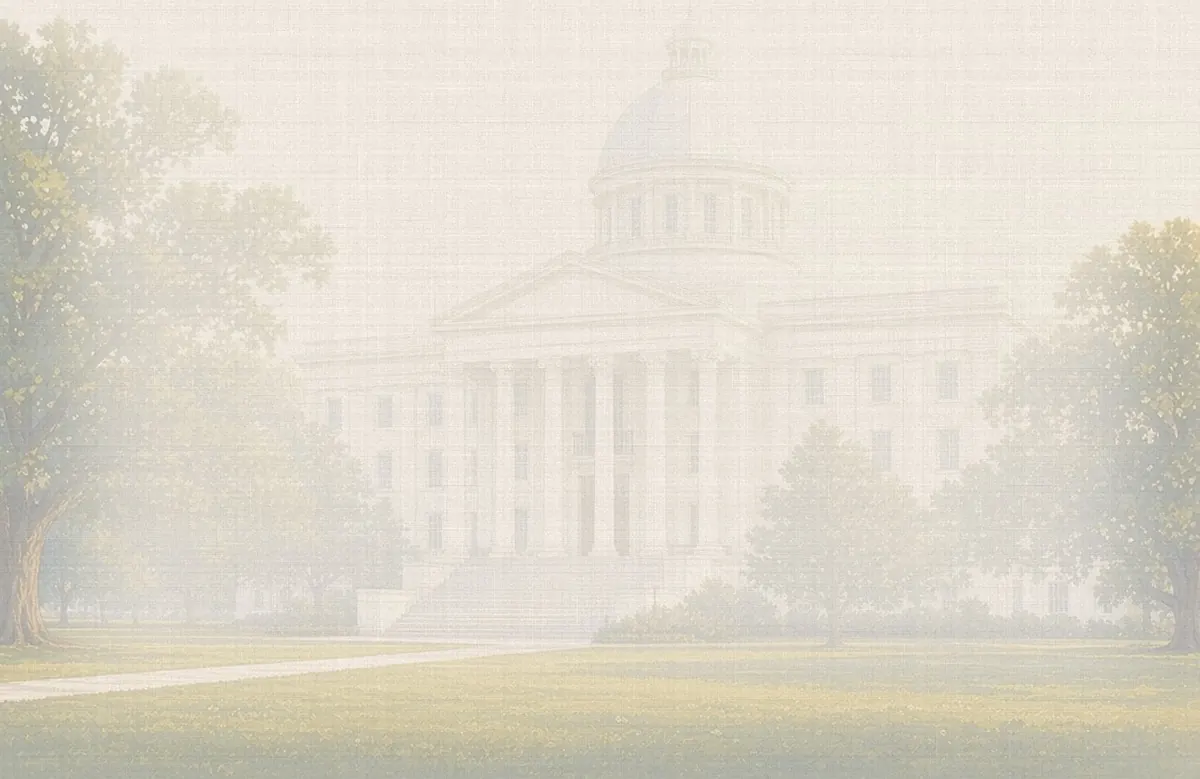 Soft watercolor wash: Alabama State Capitol, Montgomery