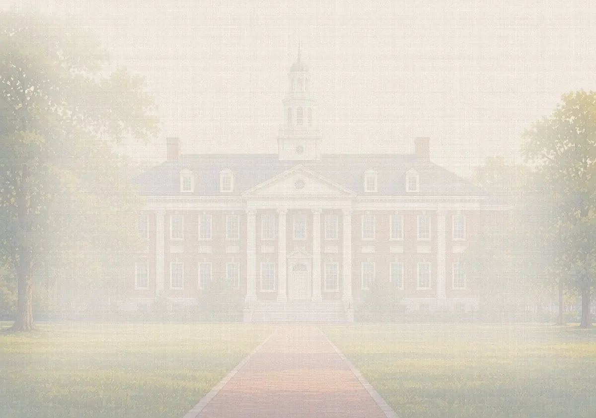 Soft watercolor wash: Legislative Hall, Dover