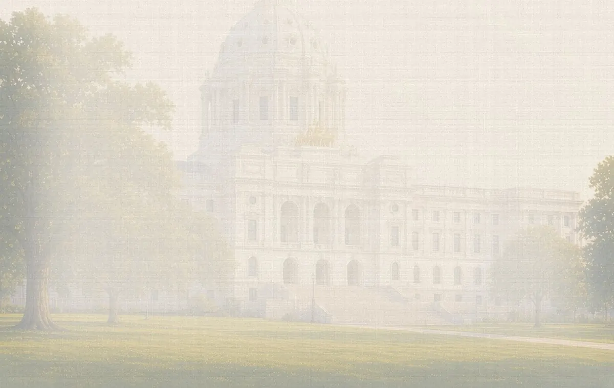 Soft watercolor wash: Minnesota State Capitol, St. Paul