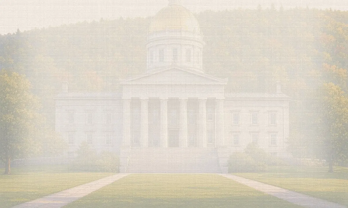 Soft watercolor wash: Vermont State House, Montpelier